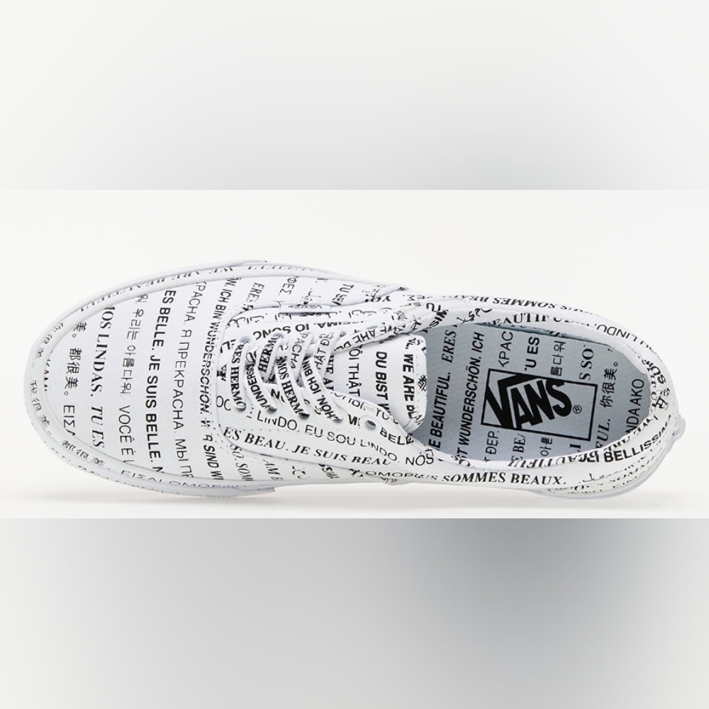 Vans Era 'We Are Beautiful - White' Sneakers Size M9.5 W11 NWT MSRP $75 - Picture 2 of 9
